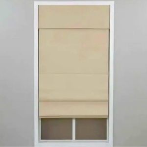Cordless Roman Shade In Khaki Bundle Simply Essential 35x72 Inch (2 included)